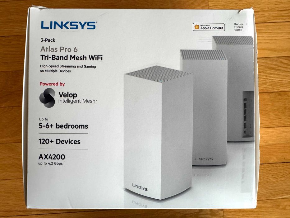 Linksys Atlas Pro 6 - 3x Tri-Band Mesh WiFi