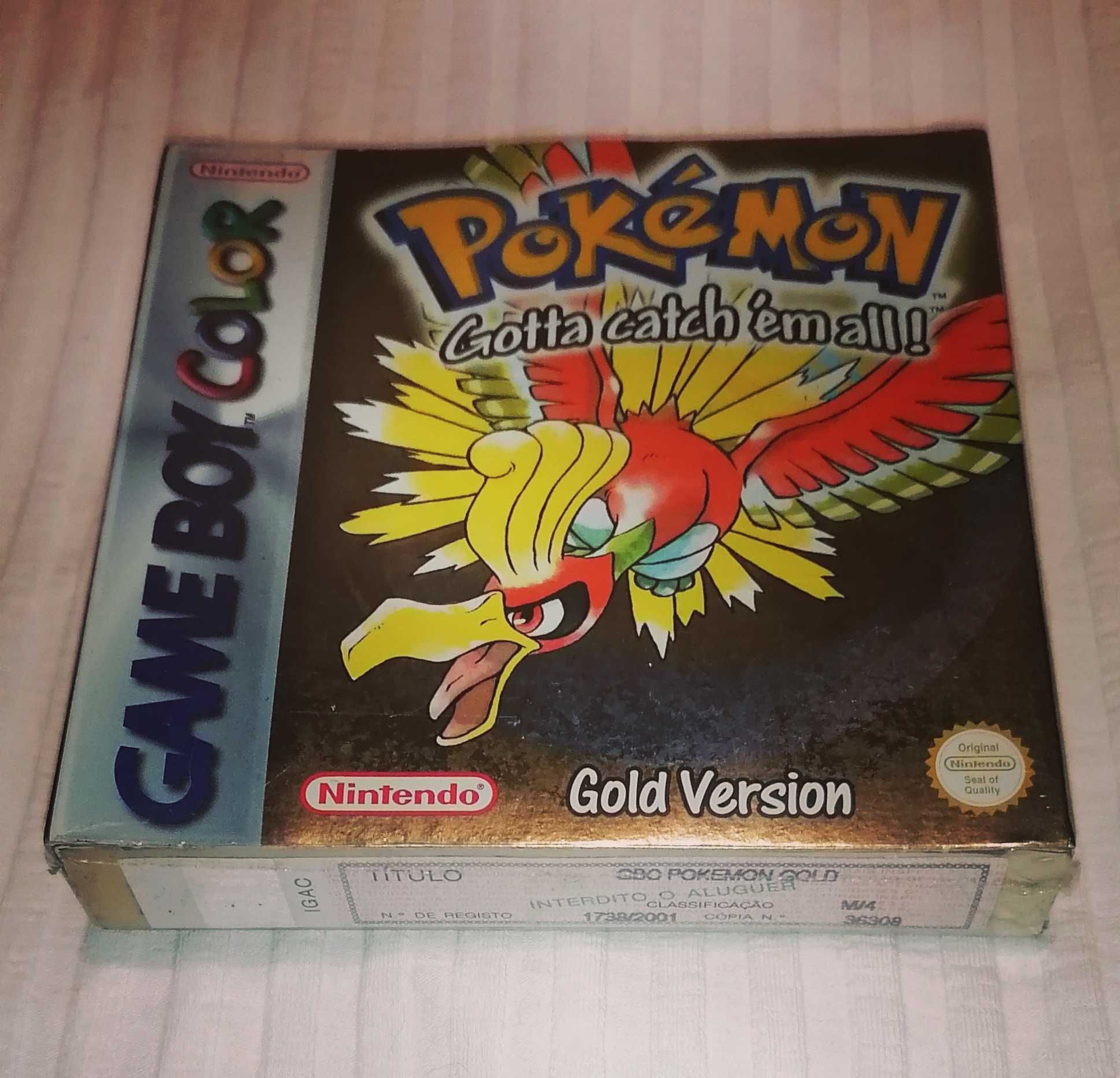 Pokemon Gold Gameboy Color SELADO