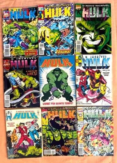 Antigos Livros banda desenhada Super Herois, Hulk, Homem Aranha, X-Men