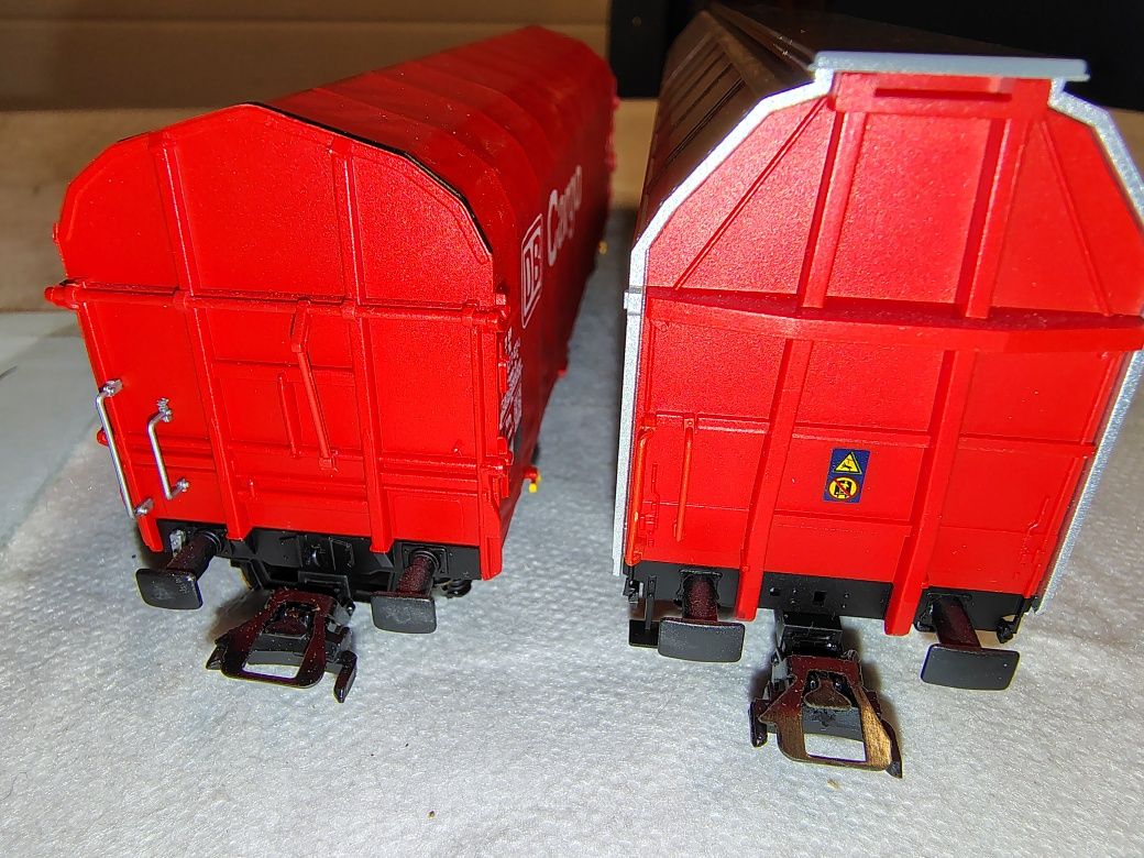 Zestaw 2 wagonów krytych DB Cargo szmaciak plandekowy h0