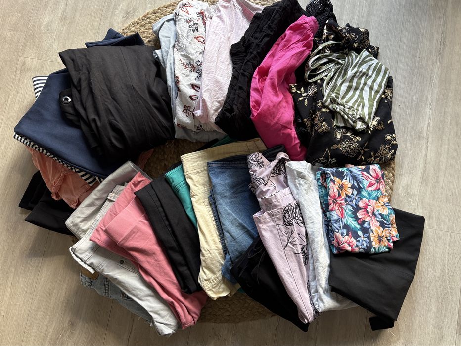 Ogromna paczka ubrań damskich rozmiar S 23 szt 5kg H&M Promod Adidas