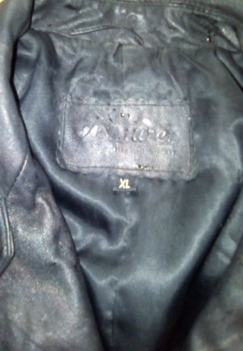 Кожаная куртка пиджак 46-48р XL