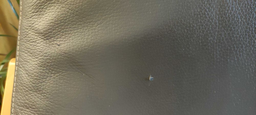 Cadeira Poang IKEA pele castanho