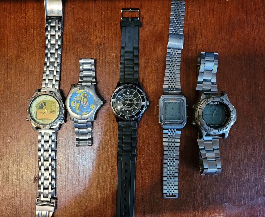 Stare zegarki Gucci i inne