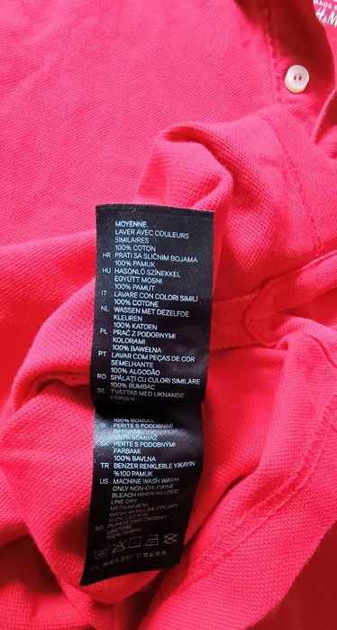 Polo męskie czerwone H&M