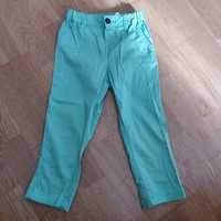 Spodnie H&M rozm 92 zielone stan idealny chinos