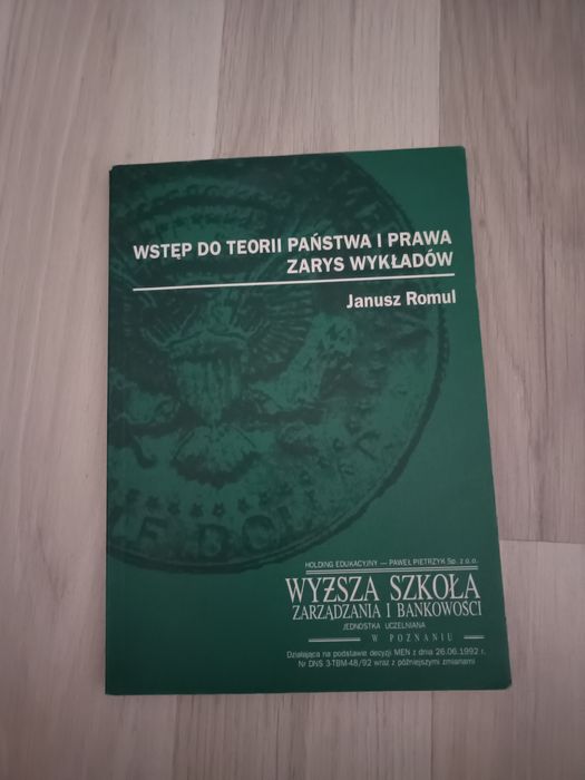 Wstęp do teorii państwa i prawa - zarys wykładu. Romul