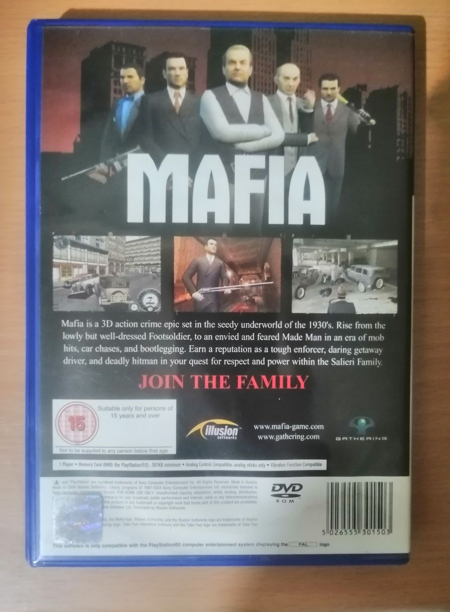 Mafia PS2 CIB em Inglês