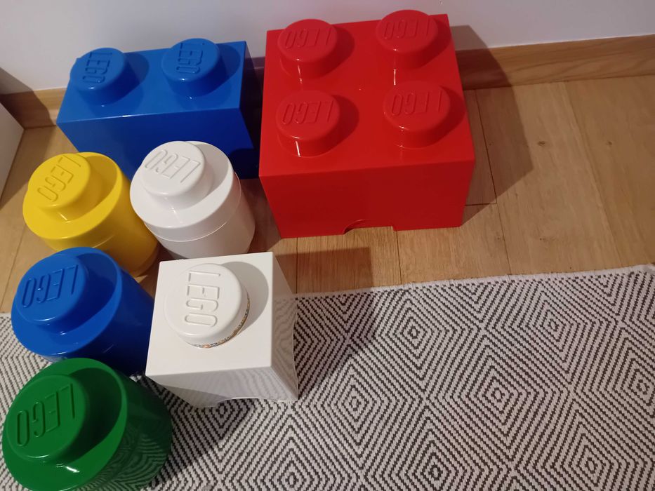 LEGO 7 pudełek na klocki