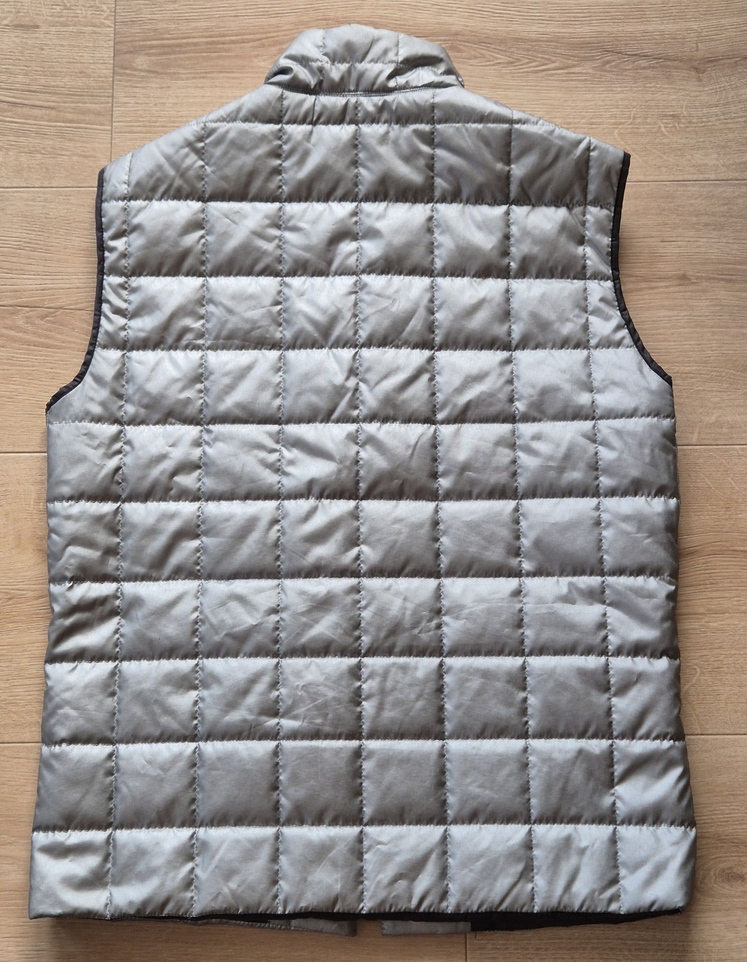 Kamizelka męska bezrękawnik Lavard L 53x70cm modna srebrna Tanio bdb