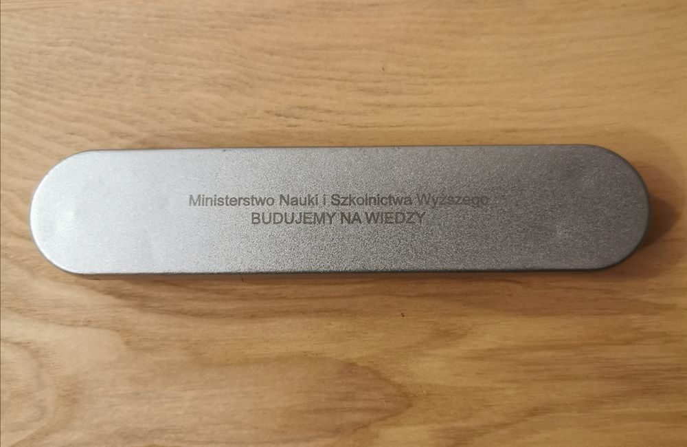 Kolekcjonerski długopis ze wskaźnikiem + moneta Złoty Stok