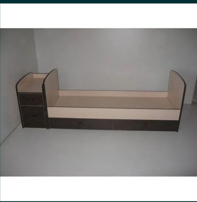 Детская кровать трансформер с маятником 3 в 1