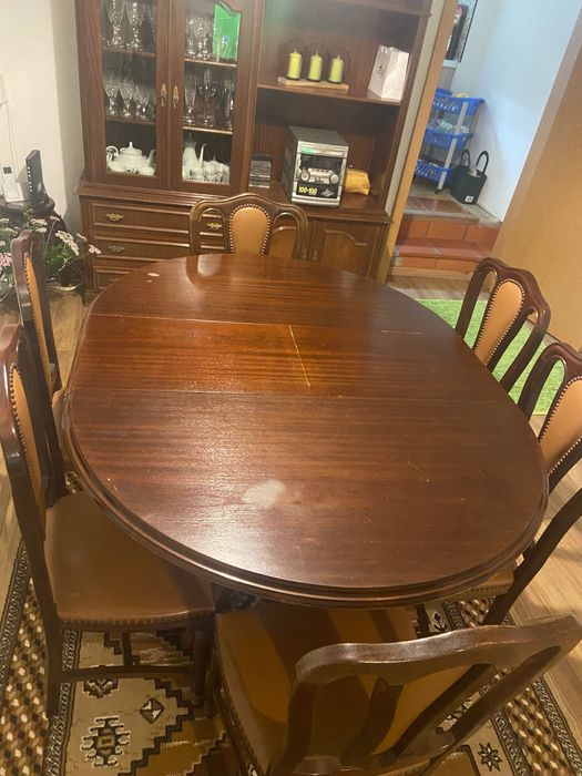 Conjunto de móveis de sala de jantar
