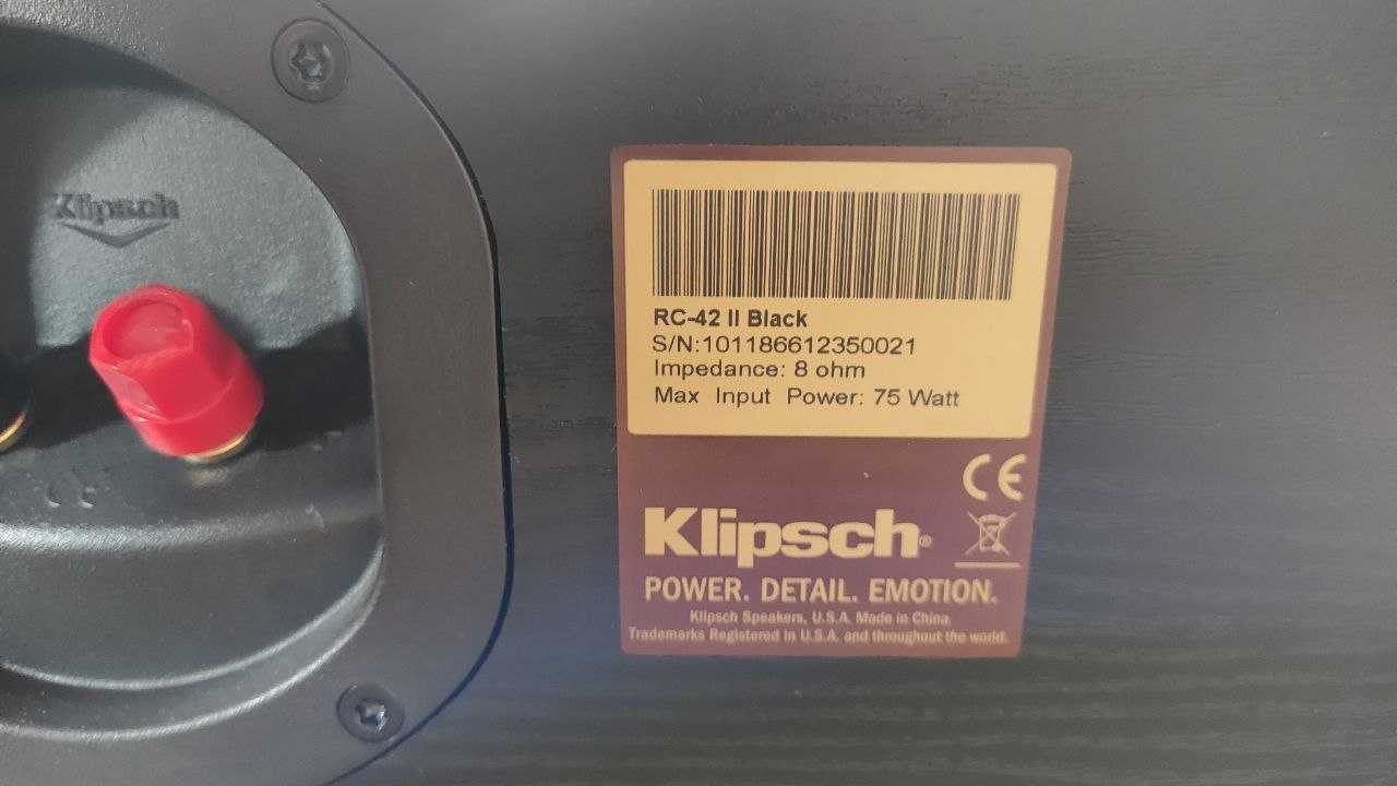 Центральний канал Klipsch Reference RC-42 II (95 Дб, 75-300 Вт)