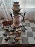 Nalewak piwa, kolumna ceramiczna kran piwny Zabytkowy dystrybutor piwa