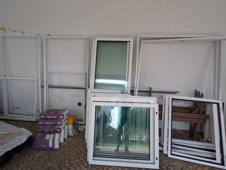 13 Janelas de alumínio vidro duplo vários tamanhos