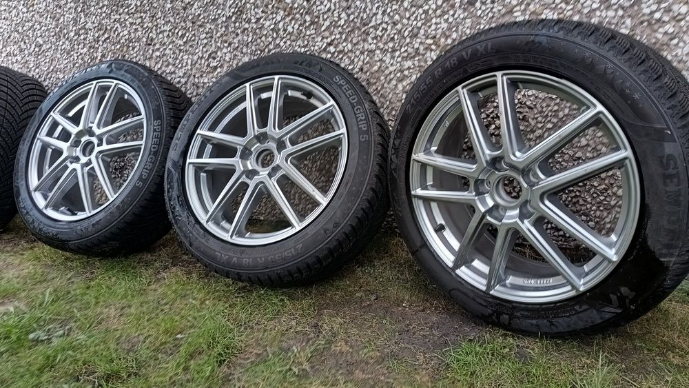 Felgi 18 opony zimowe Terraco Seat Vw Tiguan t roc Skoda kodiaq Karoq
