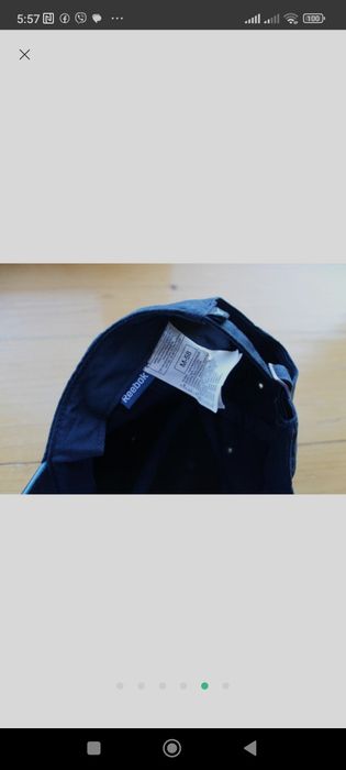 100% ОРИГІНАЛ!!! Чоловіча  кепка, бейсболка Reebok,  синя