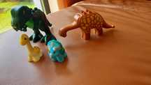 4 dinozaury lego duplo