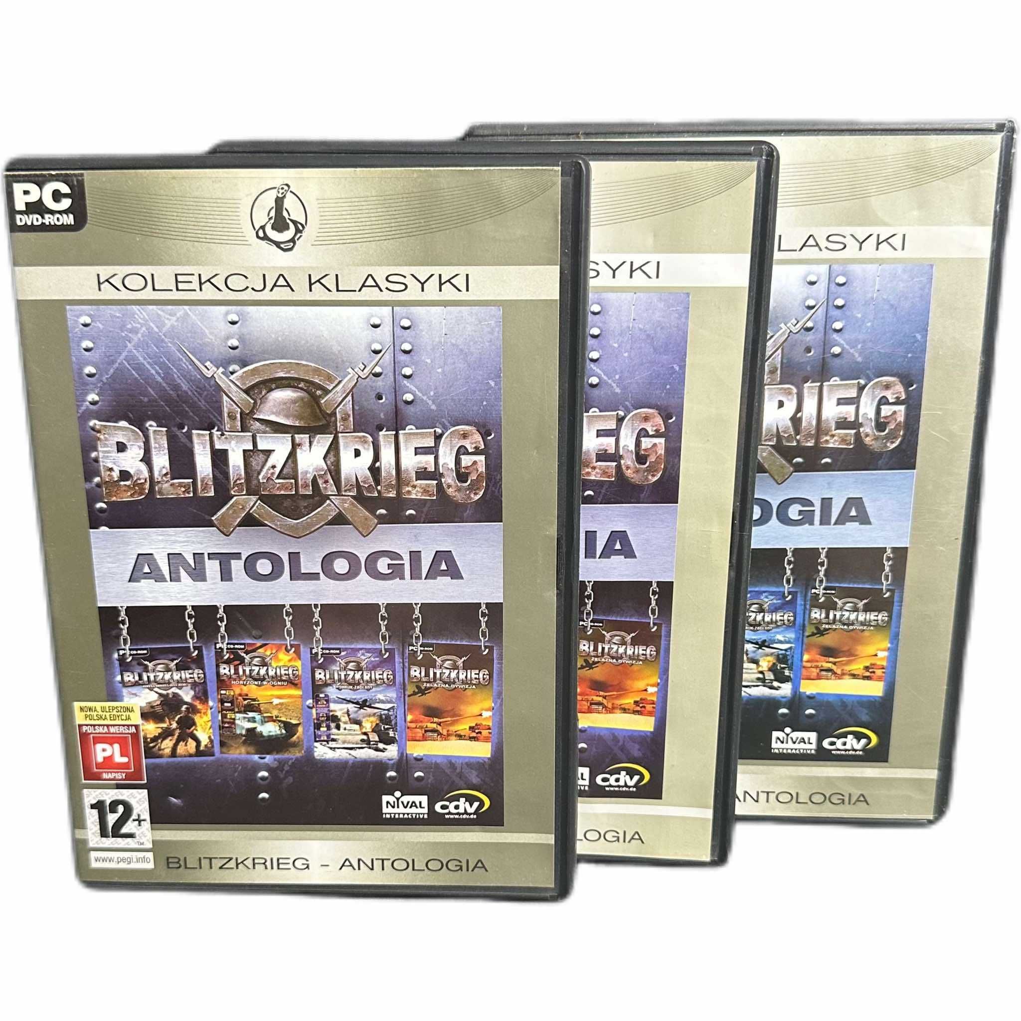 Blitzkrieg Antologia - stan dobry - polska wersja - PC