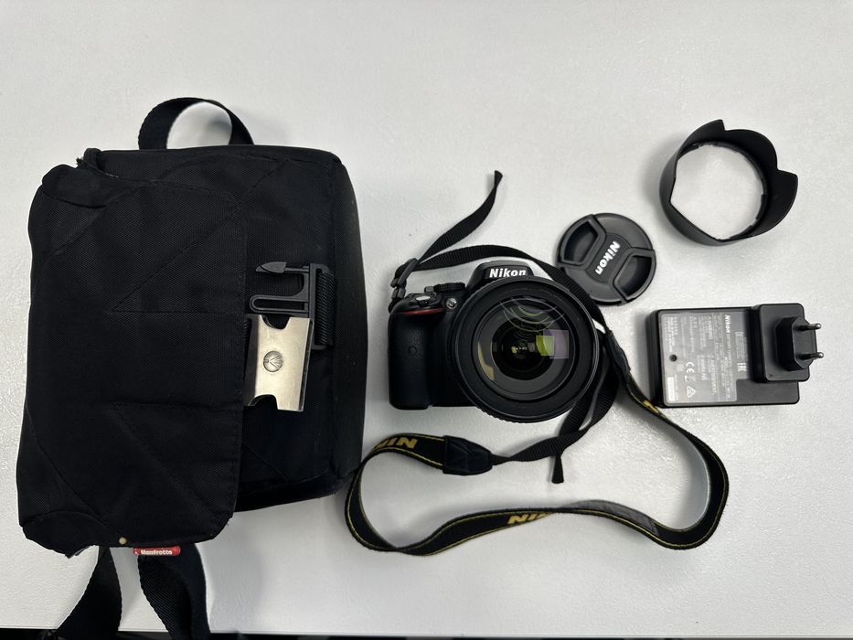 Lustrzanka nikon d5300 z obiektywem 18-105mm