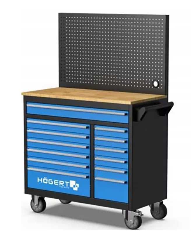 Szafka narzędziowa wózek Panel ścianka organizer 13 szuflad HT7G044