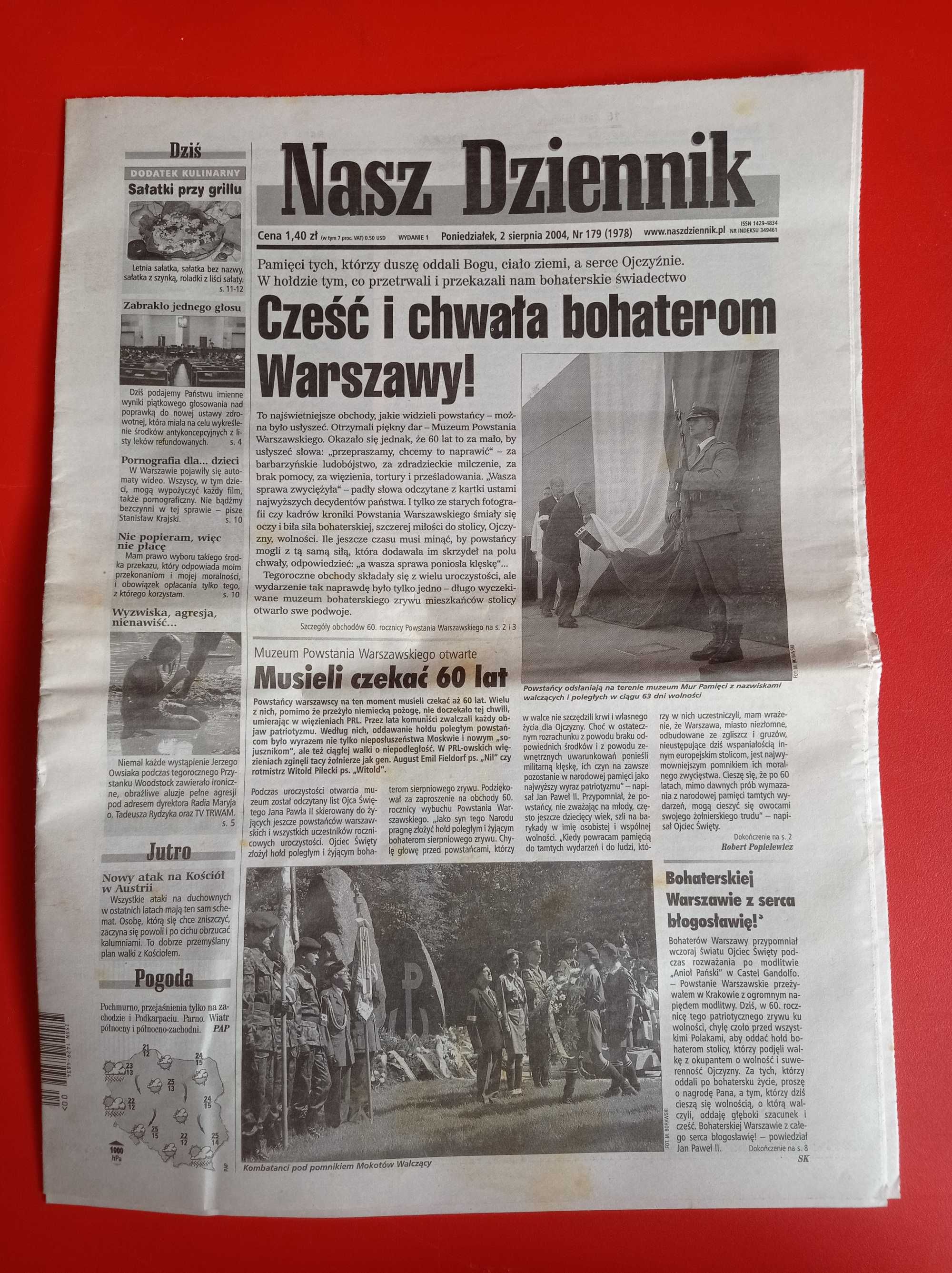 Nasz Dziennik, nr 179/2004, 2 sierpnia 2004