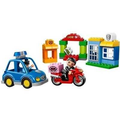 Конструктори LEGO DUPLO поліцейський, зоопарк, фургон з морозивом