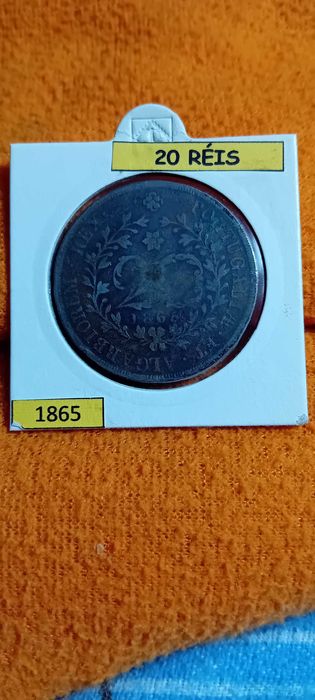 20 reis 1865 D. Luis I