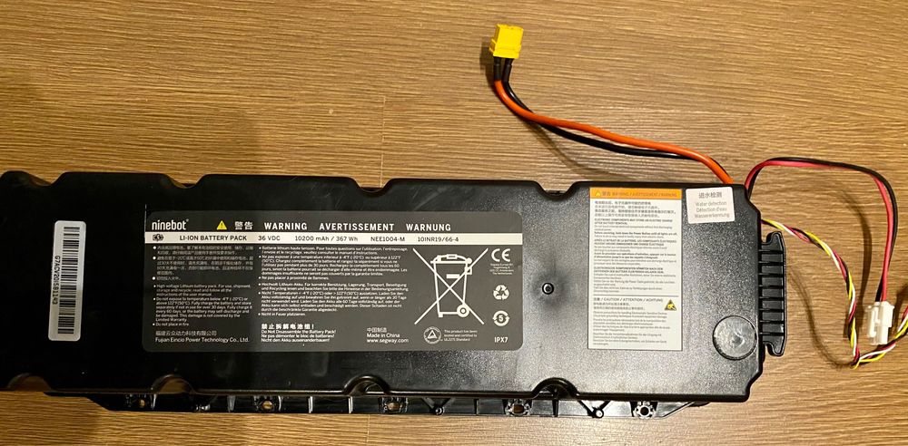 Аккумулятор Ninebot MAX G30 / G30LE оригинал 36V 10.2Ah