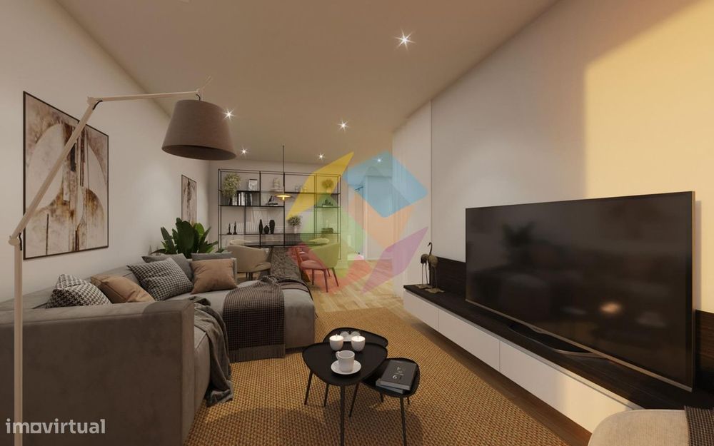 Apartamento T1 - Em Construção - Centro de Stª. Maria de Lamas