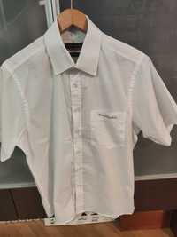 koszula Pierre Cardin rozmiar S, biała, krótki rękaw