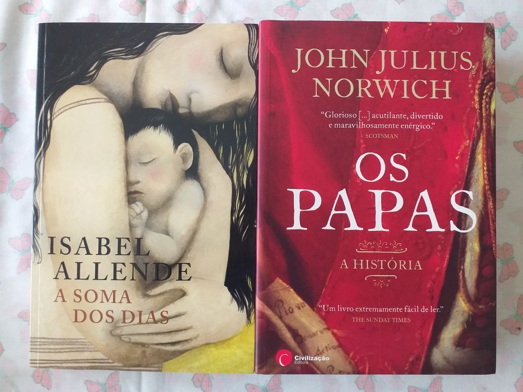 ISABEL ALLENDE*A Soma dos Dias*Inês da Minha Alma*DAN BROWN.Anjos e De