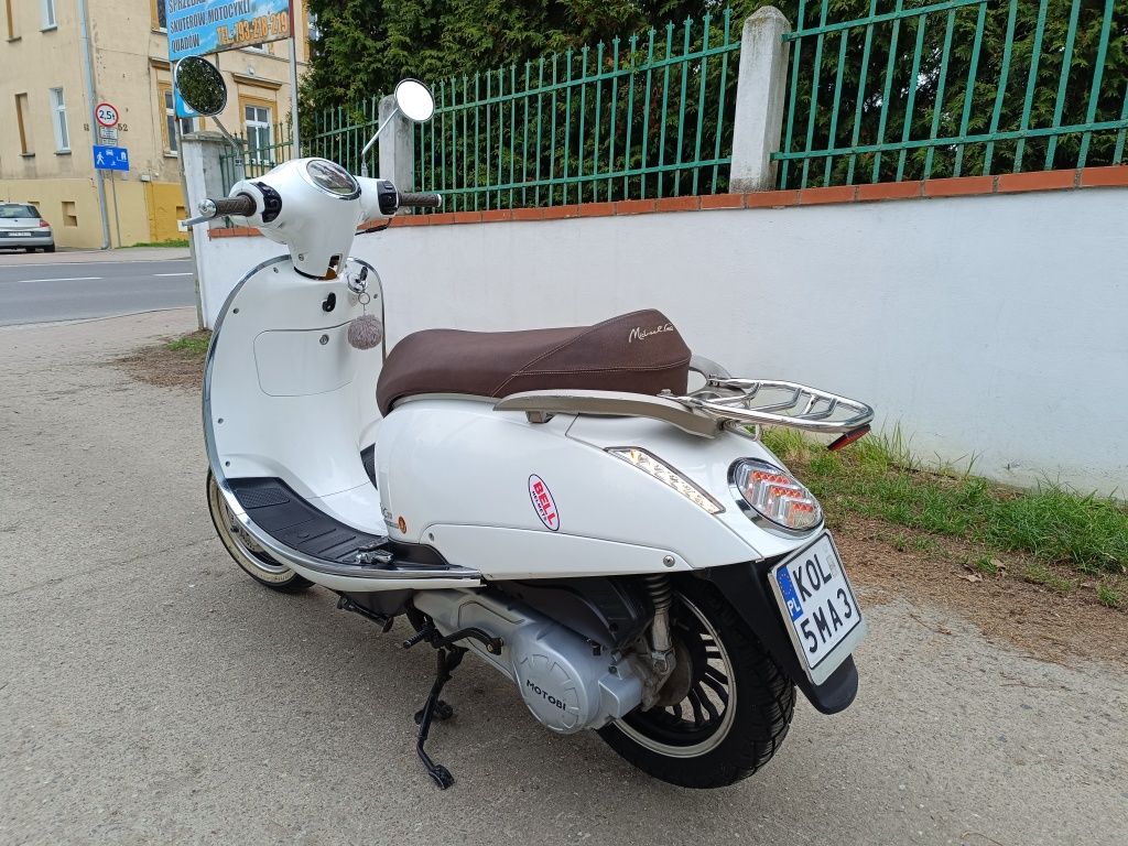 Firmowy Skuter MOTOBI RETRO 125cm Na Kat B lub A1 Zarejestrowany RATY