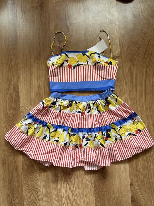 Zara komplet w cytryny 36 s nowy