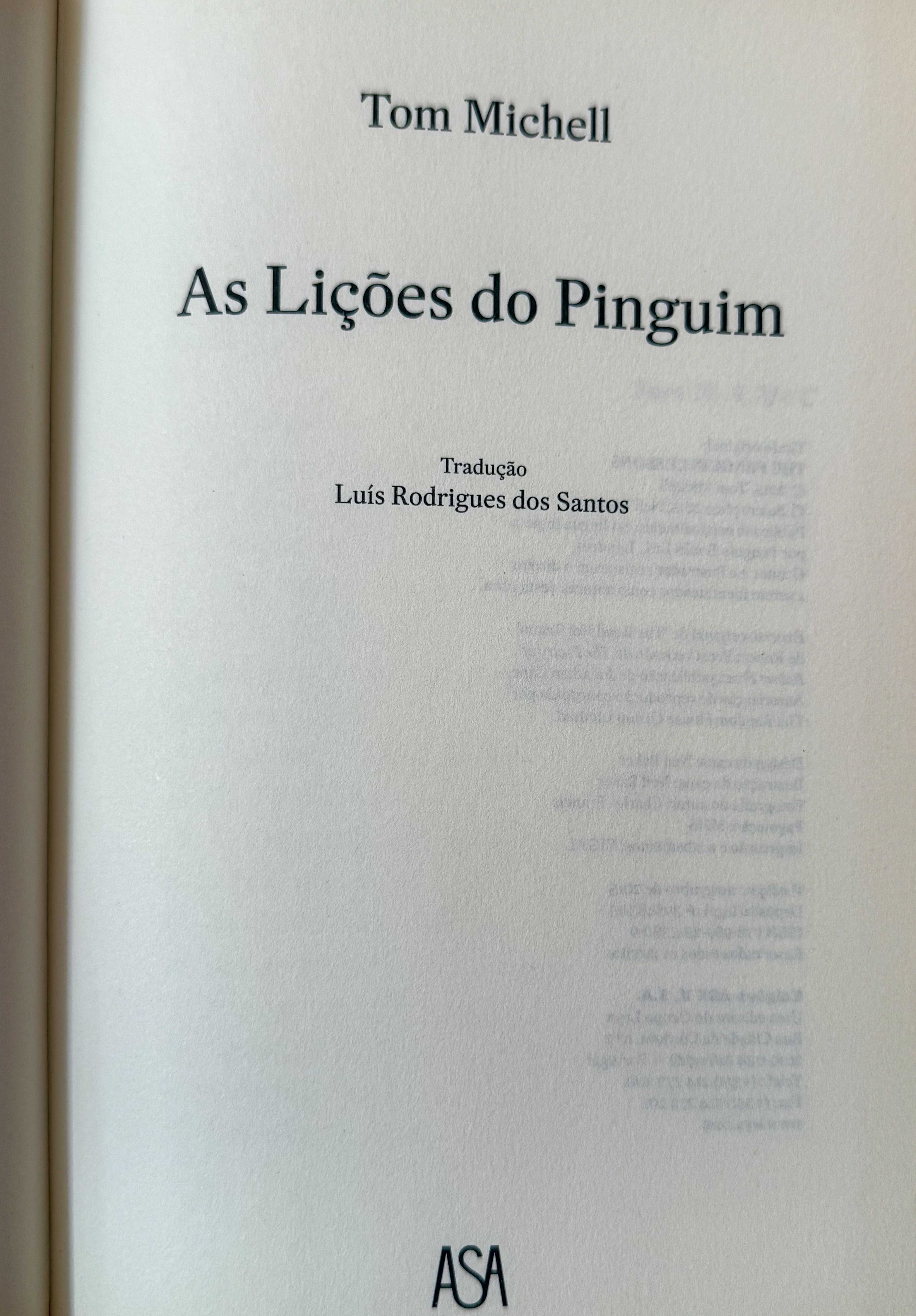 As Lições do Pinguim, de Tom Michell
