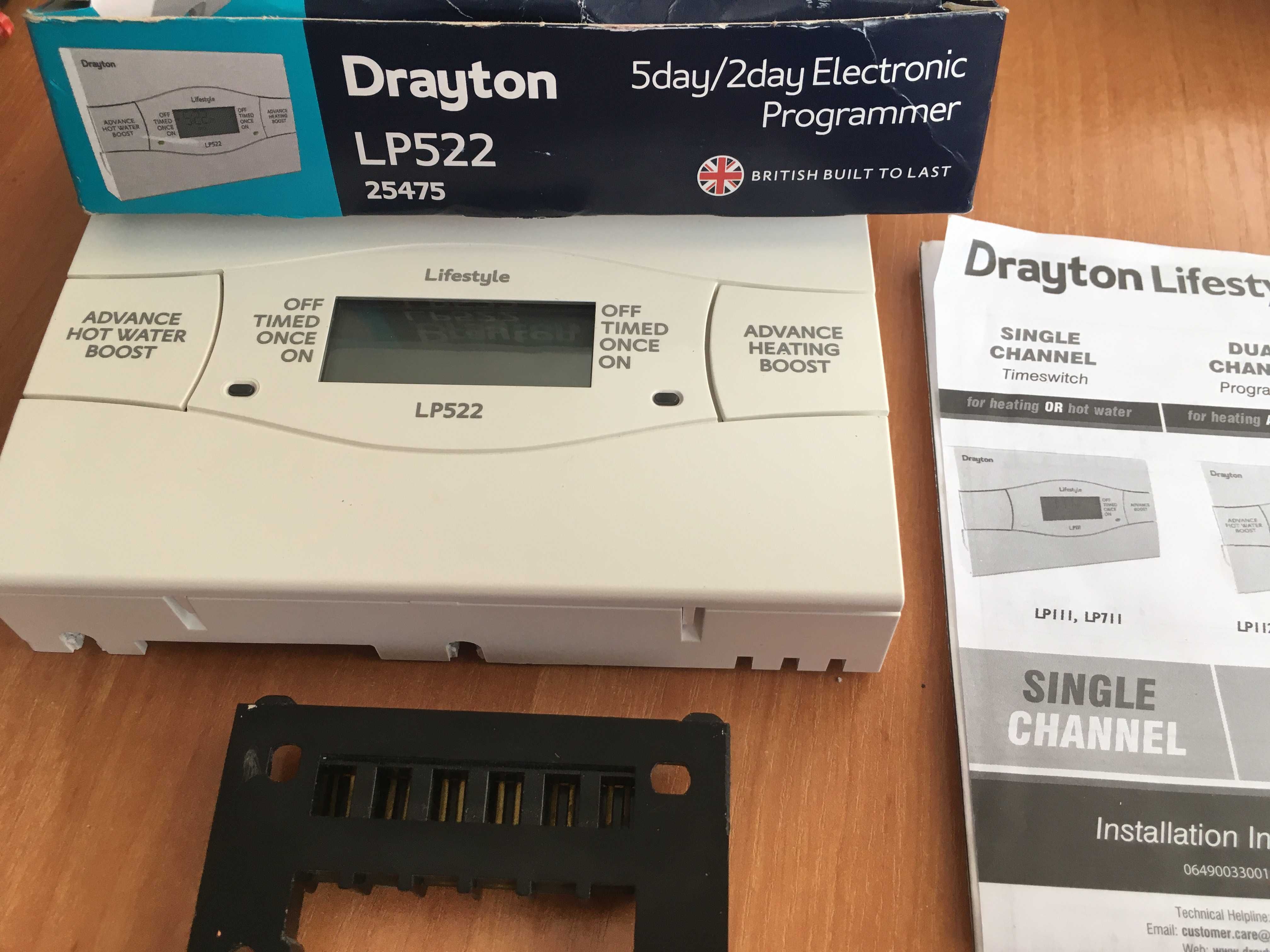 Programator ogrzewania Drayton LP522 Lifestyle