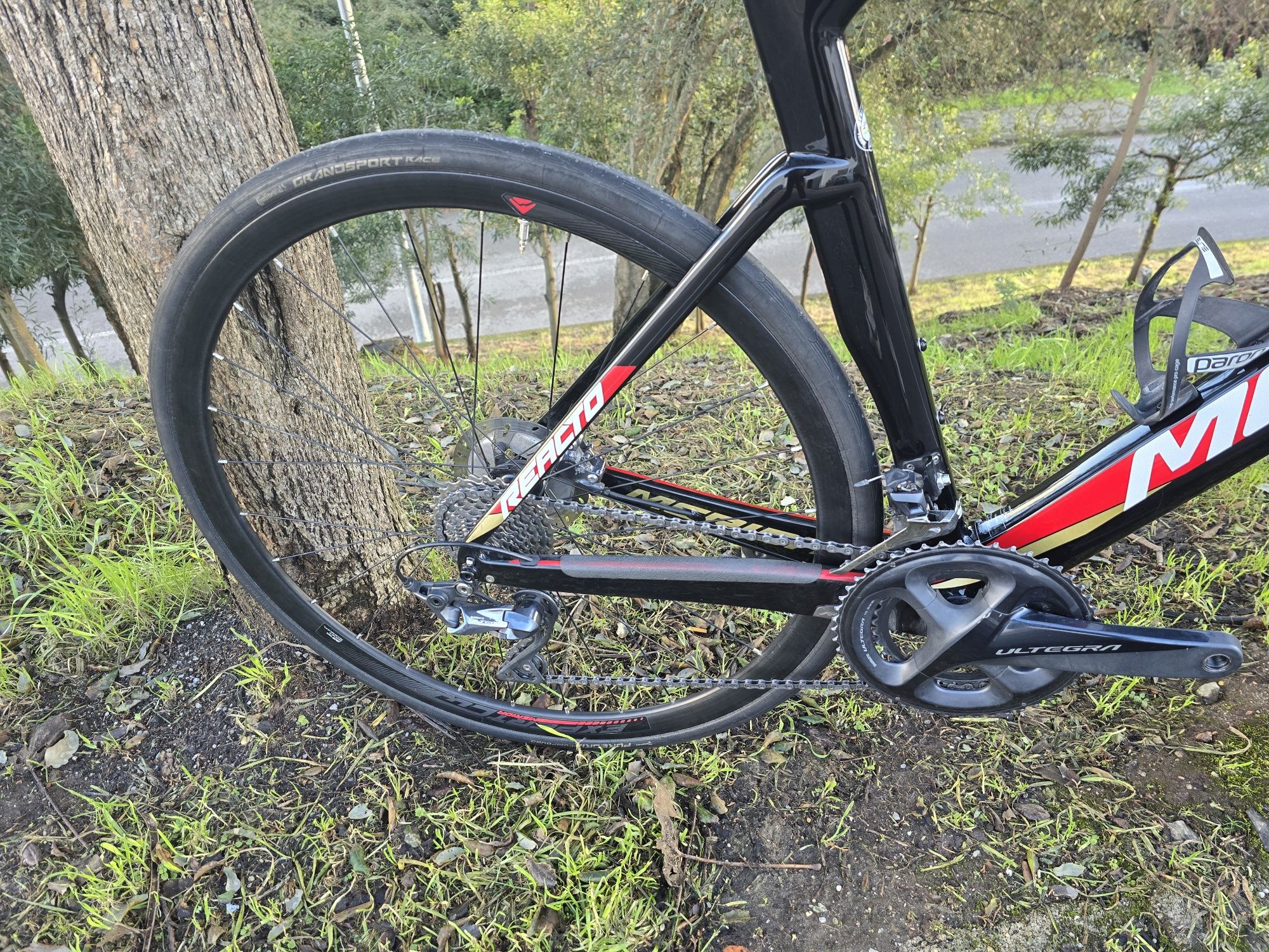 Merida reacto de disco com ultegra