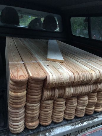 Sztachety drewniane ,modrzew 90,125,130,150