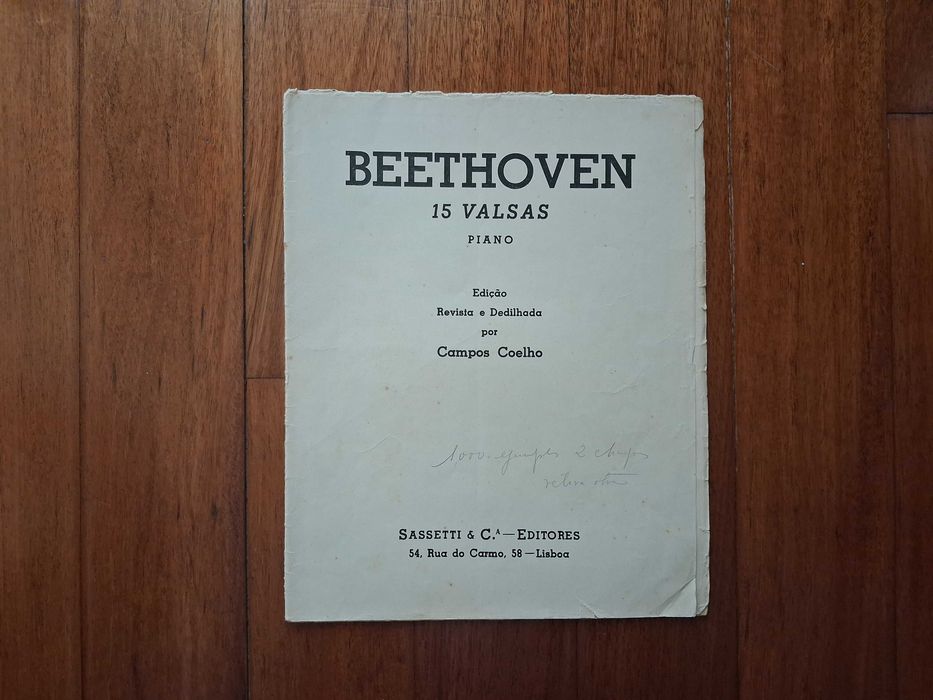 Conjunto 6 Partituras para Piano - Música Clássica - Campos Coelho