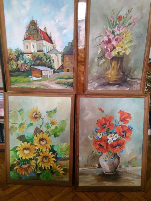 Obraz olejny na płótnie z ramą