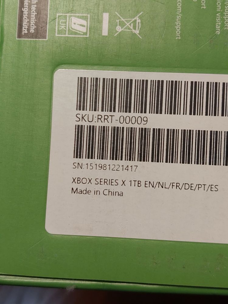 XBOX series x 1 Tb