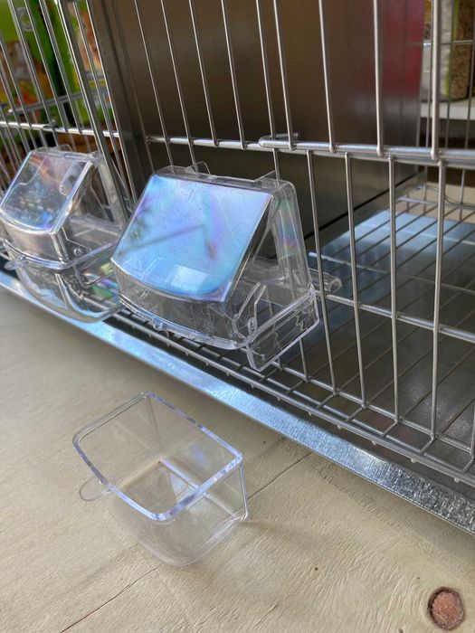 NOVO - Viveiro ZINCADO criação Canários, viveiro duplo 57cm