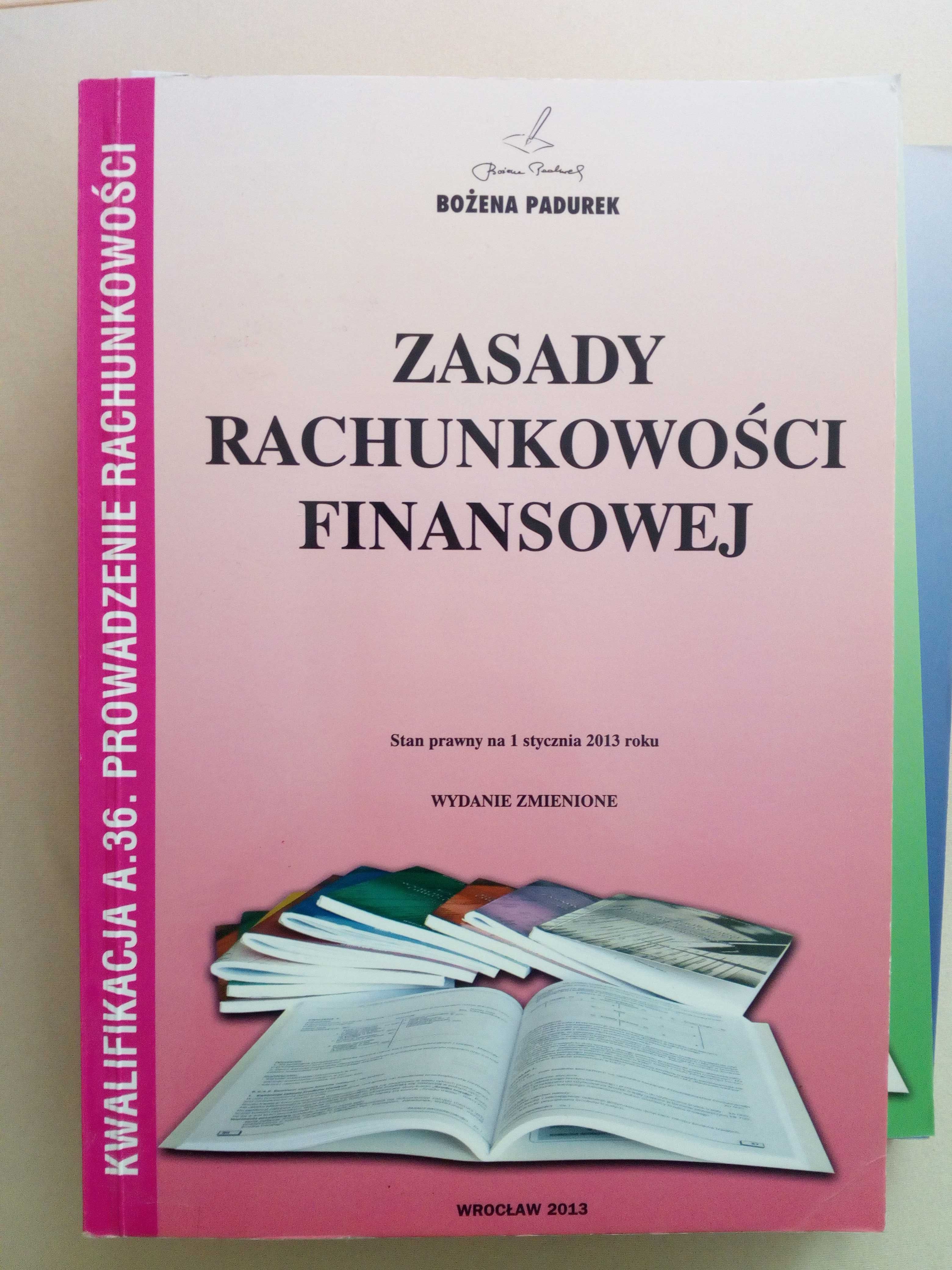 Padurek Bożena podręczniki do rachunkowości/księgowości ! Stan IDEALNY