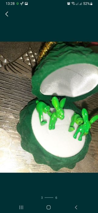 Цепочка мед золото и серьги пусеты