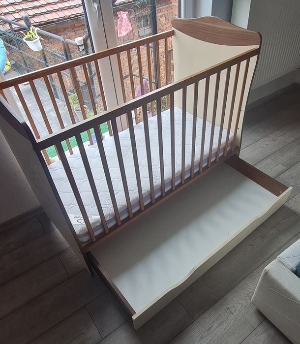 Łóżeczko 60x120  z szufladą