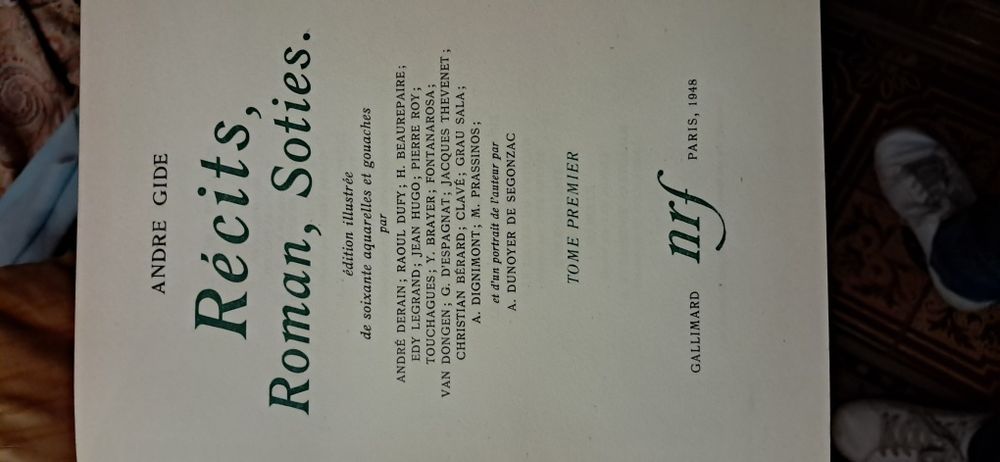 Poesia francesa - André Gide - 1948