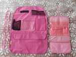 2x organizer rolety przeciwsłoneczne do samochodu różowe Shimmer Shine