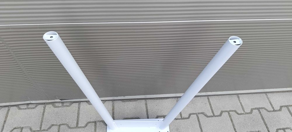 Nogi metalowe do stołu/biurka – kolor szary