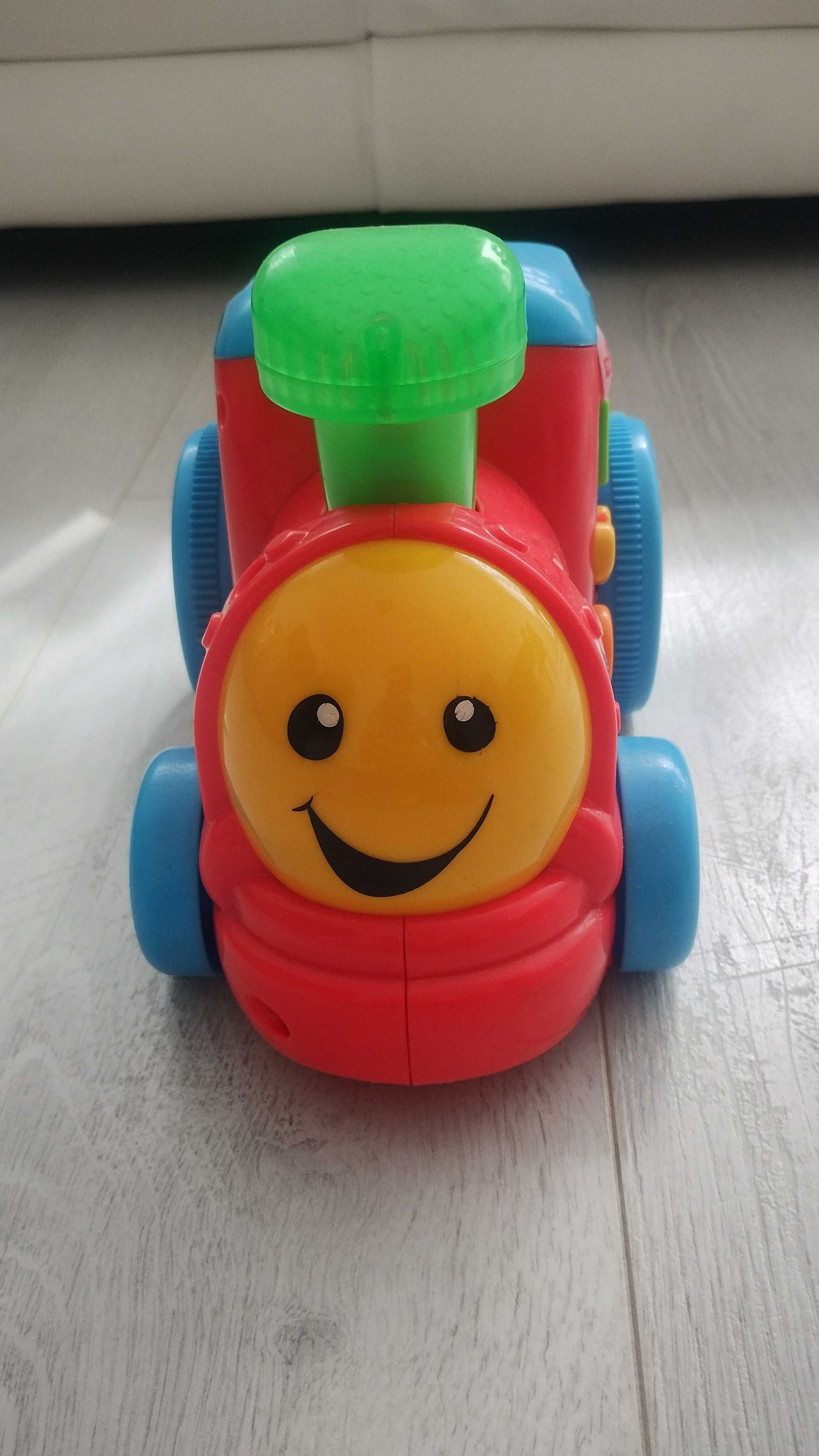 Pociąg Fisher Price kształty kolory liczby śpiewa uczy po polsku